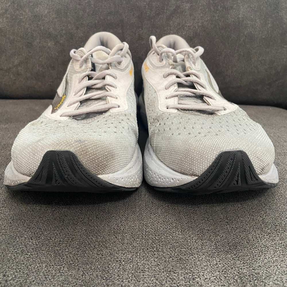 Brooks Adrenaline GTS 24 Mens 13 Alloy White Grey Running Shoes Road 1104371D084 - Picture 3 of 8